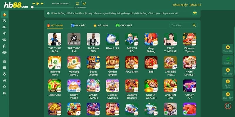 Kho game đa dạng đáp ứng nhu cầu người chơi